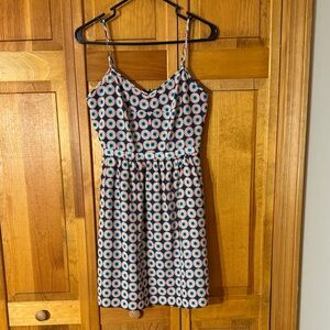 Floral Patterned J. Crew Spaghetti Strap Dress